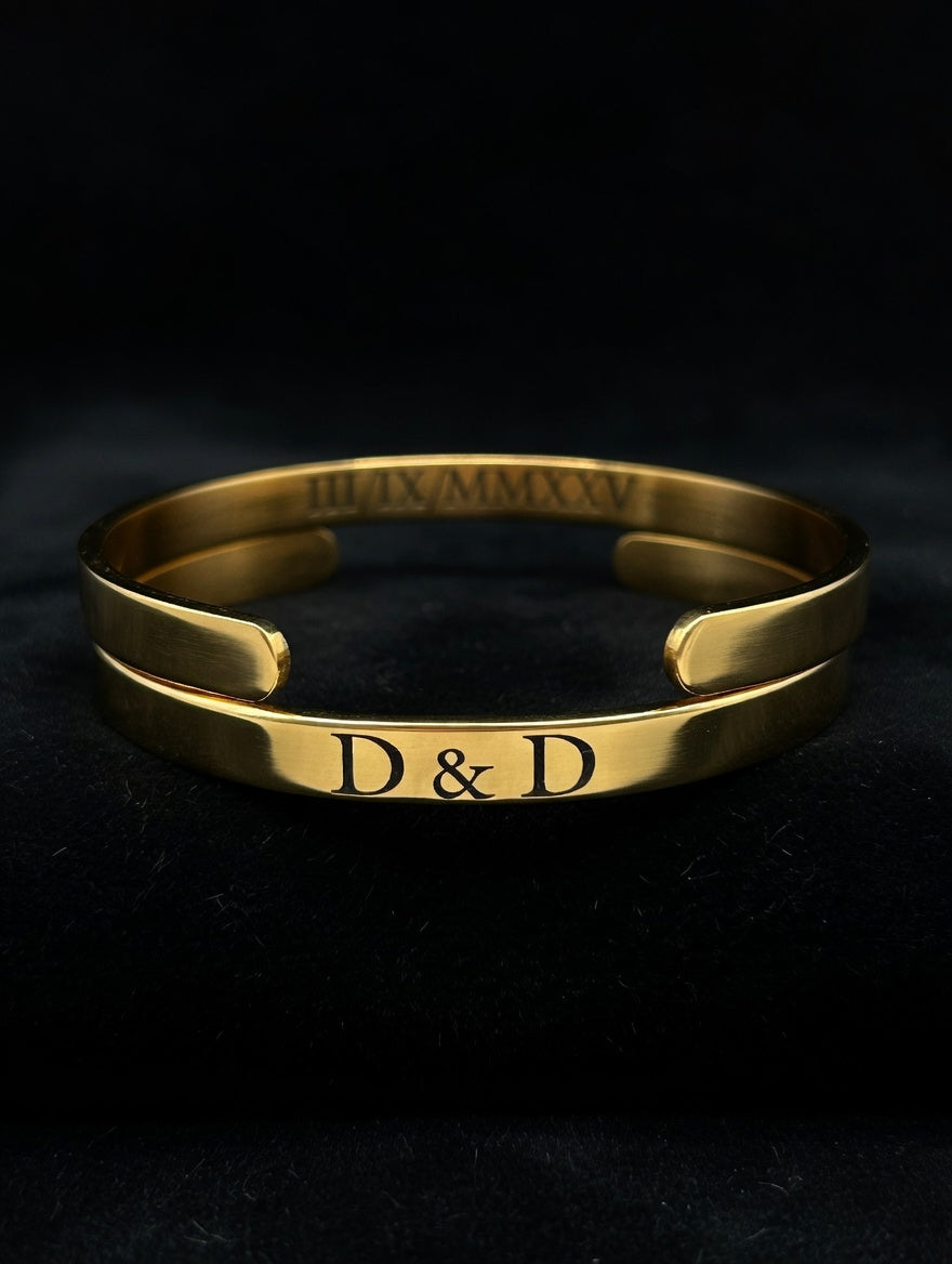 Pulseras grabadas Laser